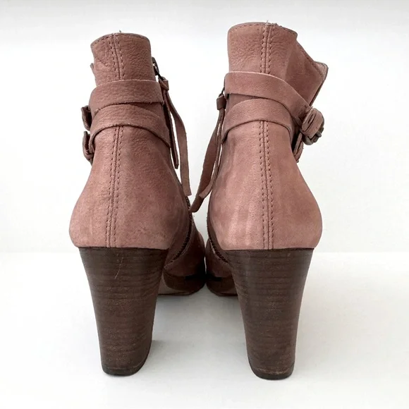 Blush Pink Suede Leni Ankle Boots by Holding Horses for Anthropologie Size 38 - Picture 3 of 13